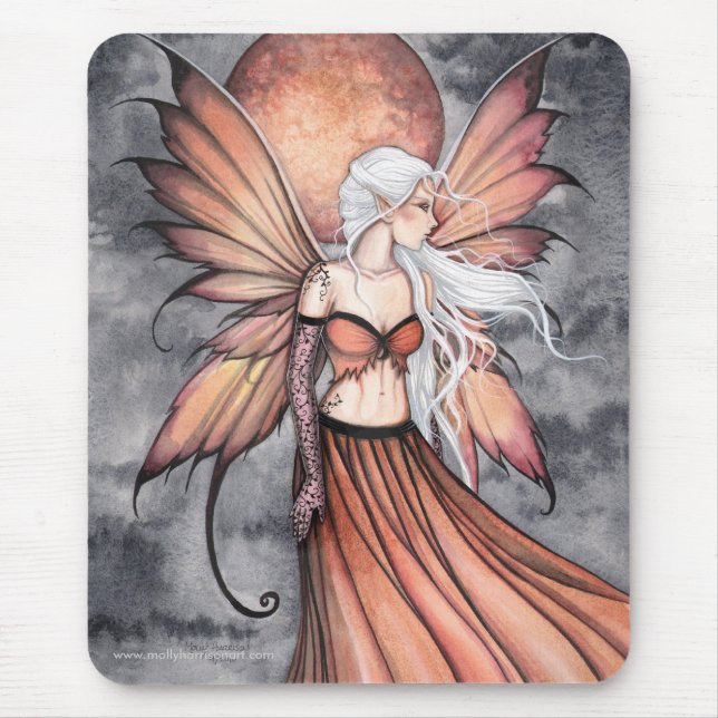 Tapis de souris Fée d'Automne Doré (Devant)