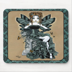 Tapis De Souris Fée gothique Mousepad de papillon de couture de