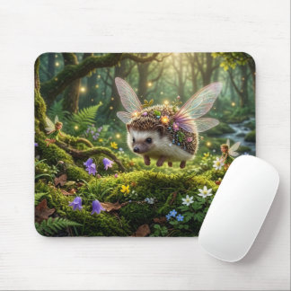 Tapis De Souris Fée Hérisson Fantaisie Fantastique