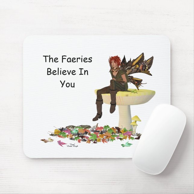 Tapis De Souris Fée Irlandaise De Garçon Sur Mousepad De Champigno (Avec souris)