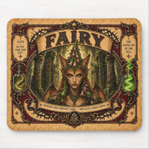 Tapis De Souris Fée, Monstre de Cirque Vintage