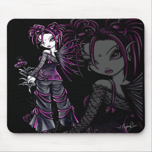 Tapis De Souris Fée rose Mousepad de fleur de Heather