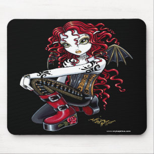 Tapis De Souris Fée rouge Mousepad de tatouage de Terri