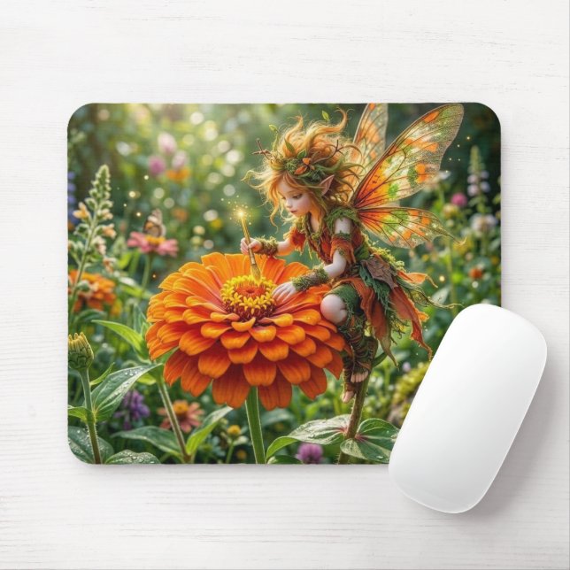 Tapis De Souris Fée Zinnia (Avec souris)