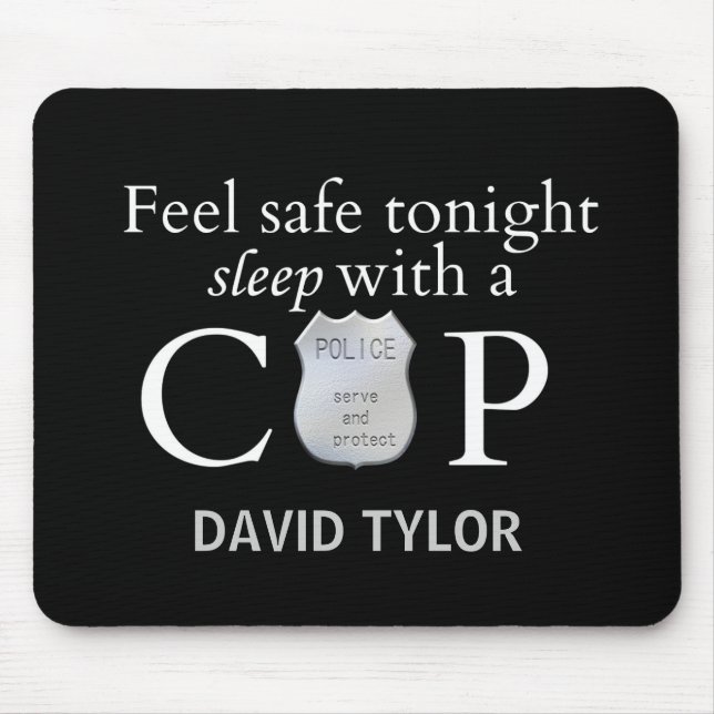 Tapis De Souris Feel safe tonight ! (Devant)