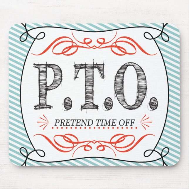 Tapis De Souris Félicitations amusantes pour faire semblant d'être (Devant)