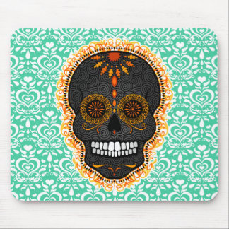 Tapis De Souris Feliz Muertos - crâne de fête Mousepad de sucre