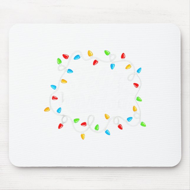 Tapis De Souris Feliz Navidad Spanish Mexican Christmas Xmas Light (Devant)