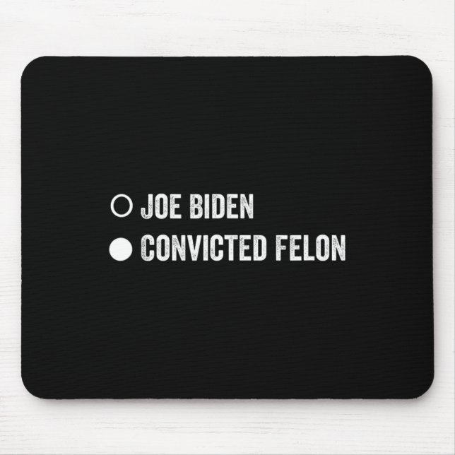 Tapis De Souris Felon Funny Pro Trump 2024 (Devant)