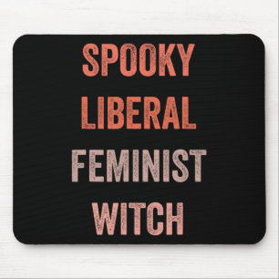 Tapis De Souris Feminist sorcière libérale Funny coût de la tenue 