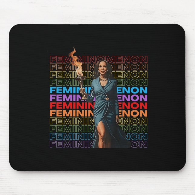 Tapis De Souris Feminomenon Funny Kamala Harris (Devant)