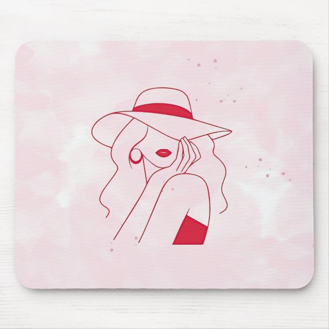 Tapis De Souris Femme (Devant)