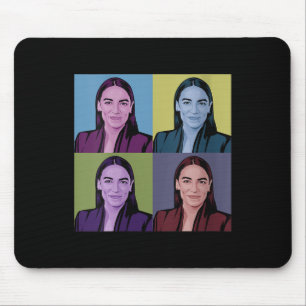 Tapis De Souris Femme Aoc Alexandria Ocasio-cortez First Femme P