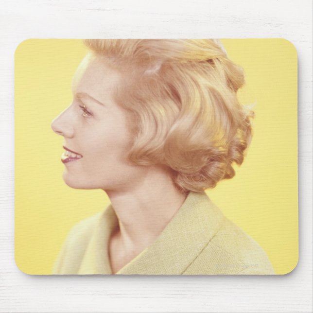 Tapis De Souris Femme blonde 2 (Devant)