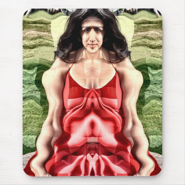 Tapis De Souris Femme cubiste (Devant)
