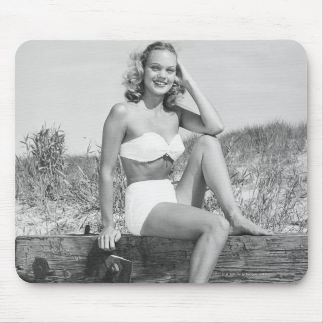 Tapis De Souris Femme dans le bikini (Devant)