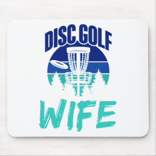 Tapis De Souris Femme de Disc Golf Joueuse de Disc Golf Joueuse de
