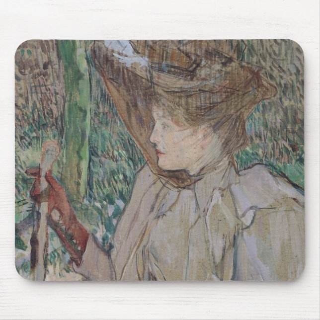 Tapis De Souris Femme de Henri De Toulouse-Lautrec | avec les (Devant)