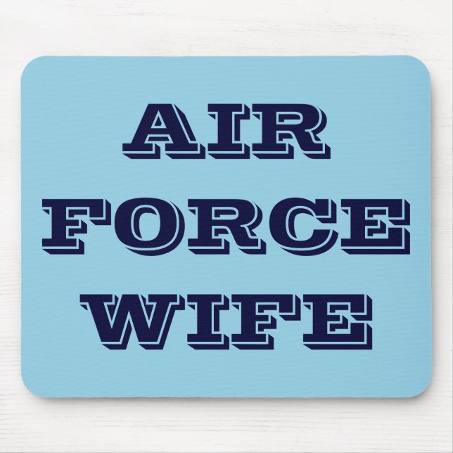 Tapis De Souris Femme de la Force aérienne de Mousepad (Devant)
