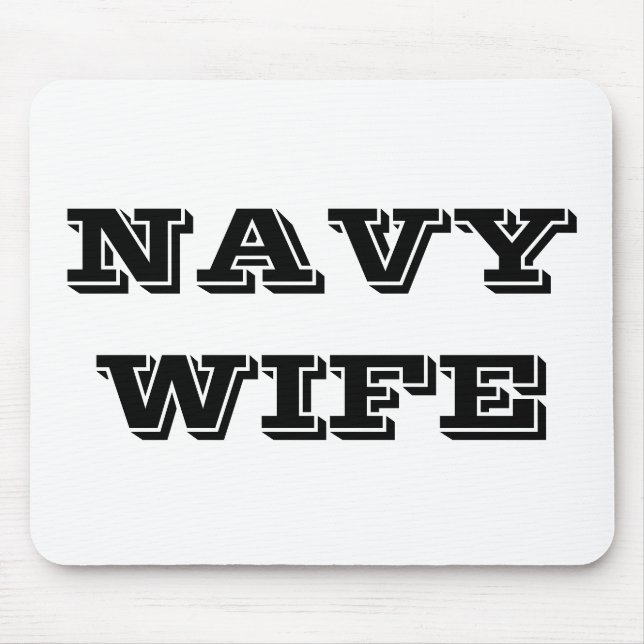 Tapis De Souris Femme de la marine de Mousepad (Devant)