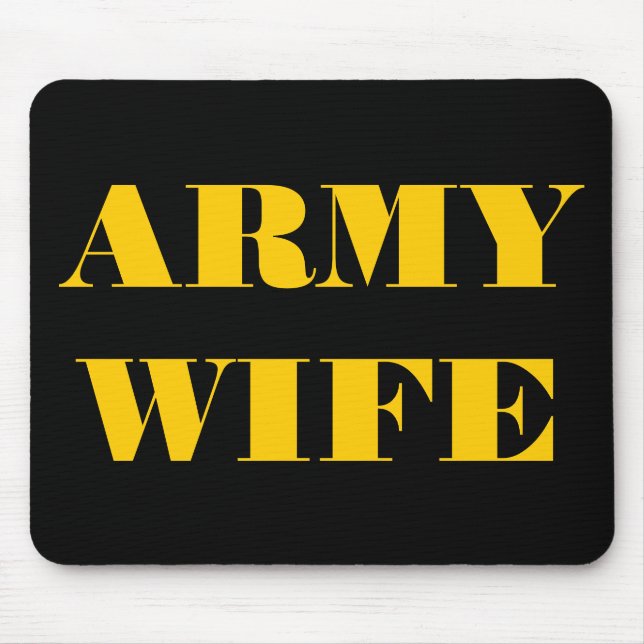 Tapis De Souris Femme de l'armée de Mousepad (Devant)