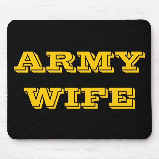 Tapis De Souris Femme de l'armée de Mousepad (Devant)