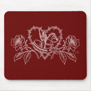 Tapis De Souris Femme du Mousepad occidental