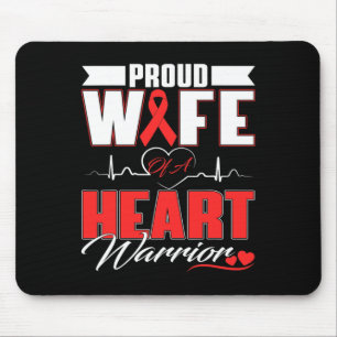 Tapis De Souris Femme D'Un Guerrier Du Coeur Sensibilisation Aux M