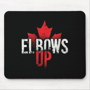 Tapis De Souris Femme Elbows Up Fans Maple Leaf col V
