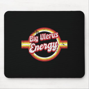 Tapis De Souris Femme féministe Uterus Energy Retro