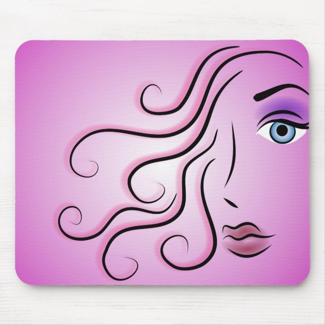 Tapis De Souris Femme graphique (Devant)
