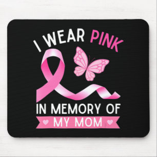 Tapis De Souris Femme Je Porte Du Rose En Mémoire De Ma Mère Danse