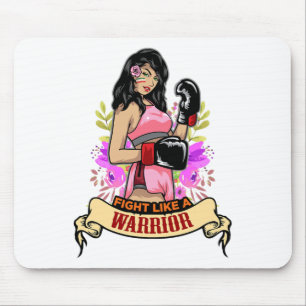 Tapis De Souris Femme Latina Autonome Boxe Kickboxing Girl Fitn