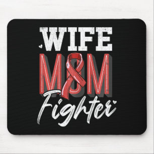 Tapis De Souris Femme Maman Combattante Cerveau Aneurysme Soutien