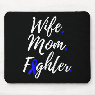 Tapis De Souris Femme Maman Fighter Alopecia Areata Sensibilisatio