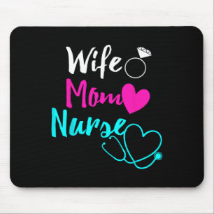 Tapis De Souris Femme Mère Infirmière Femmes Rn Lpn Mères Jour Cad