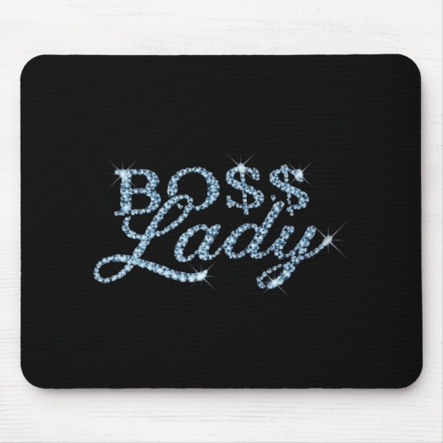 Tapis de souris femme patronne (Devant)