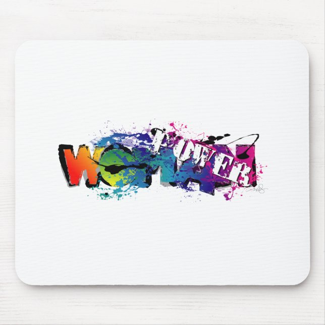 Tapis De Souris Femme Power (Devant)