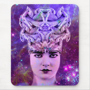 Tapis De Souris Femme serpent Méduse