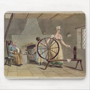 Tapis De Souris Femme tournant, du 'costume de Yorkshire