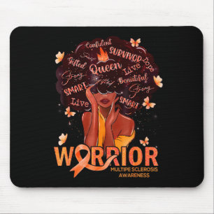 Tapis De Souris Femmes Afro-Américaines Noires Reine Sclérose en P