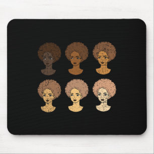 Tapis De Souris Femmes Afro Femmes Noirs Mois Histoire Hommes Femm