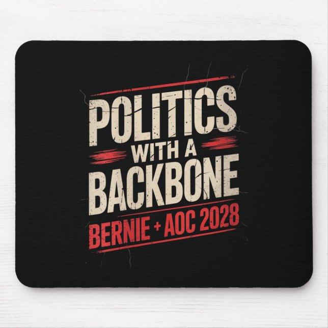 Tapis De Souris Femmes Bernie Sanders Et Aoc 2028 Pour Président C (Devant)