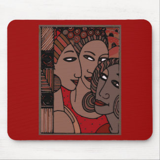 Tapis De Souris Femmes d'Afro-américain