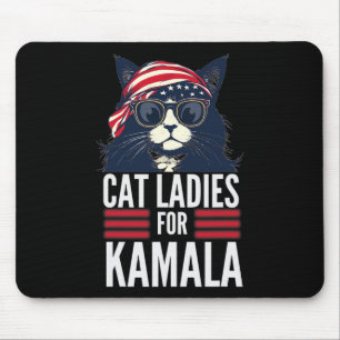 Tapis De Souris Femmes De Chat Sans Enfant Pour Kamala Harris 2024