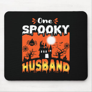 Tapis De Souris Femmes Effrayant Éffrayant Halloween design Châtea