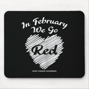 Tapis De Souris Femmes En Février Nous Allons Red American Women H