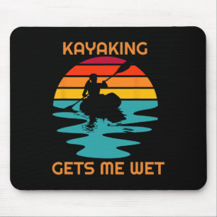 Tapis De Souris Femmes en kayak au coucher du soleil Me mouille Ka