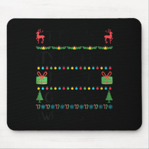 Tapis De Souris FEMMES Fantastiques Noël Trop Chaud Gros Chandail