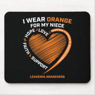 Tapis De Souris Femmes Hommes Je Porte L'Orange Pour Ma Nièce Leuk